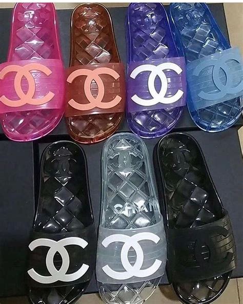 chanel flip flops cheap|rubber chanel slides women.